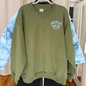 Boys Lie OSO Olive Sweatshirt. Never worn!